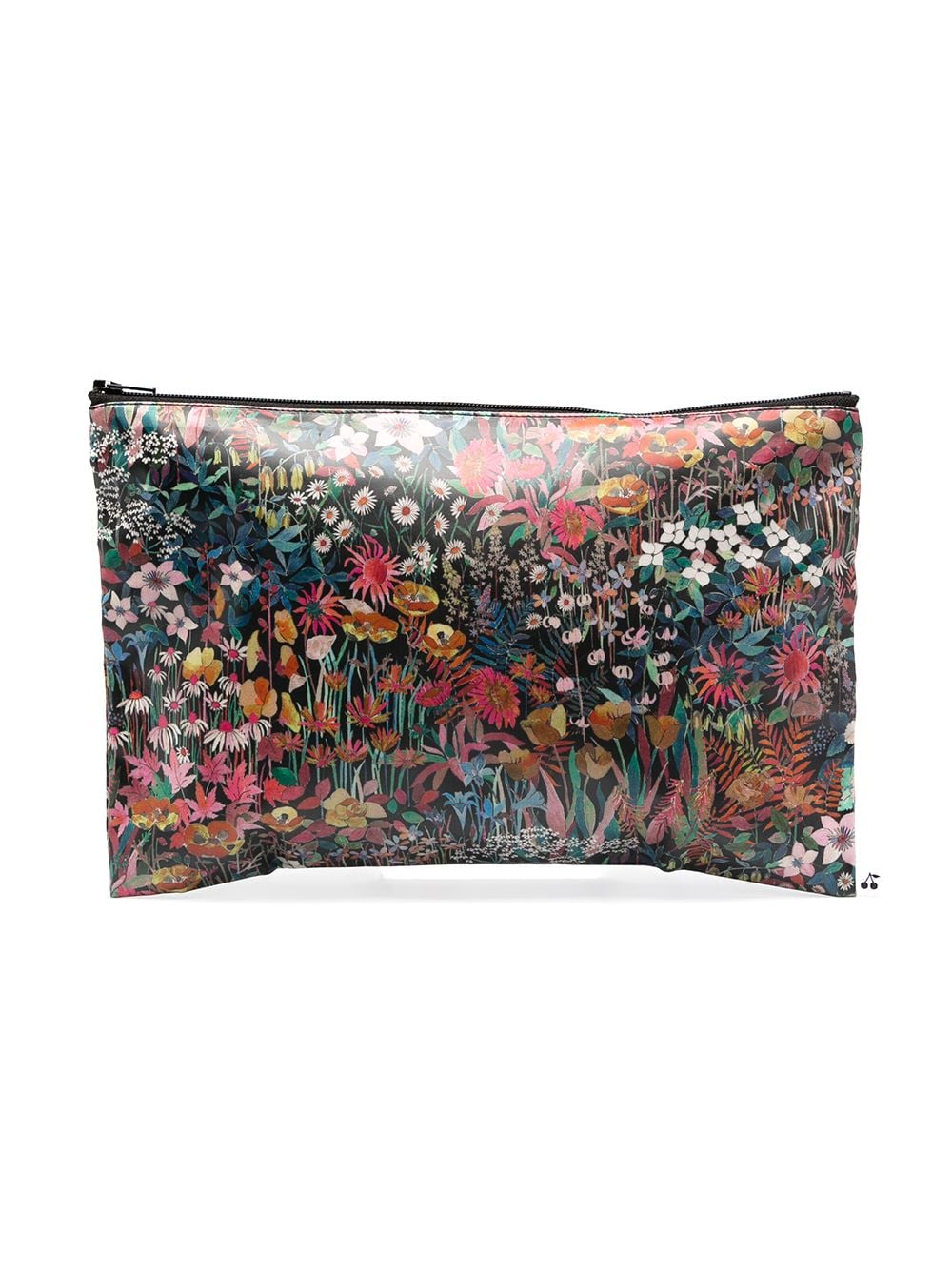 Bonpoint Teen Floral-print Pouch In Black