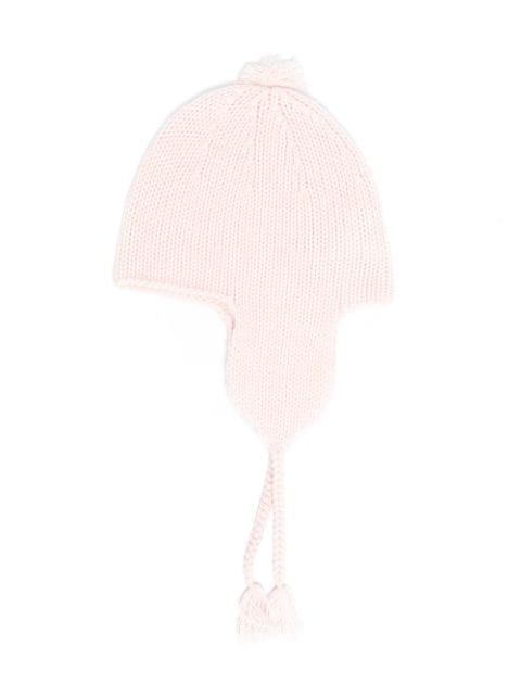 Bonpoint pompom knitted hat 