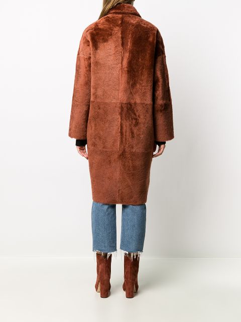 sprung freres shearling coat