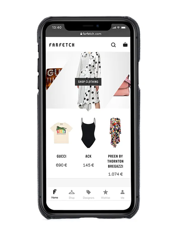 BALENCIAGA - バレンシアガ　iPhone 11 Pro Max Balenciaga logo-print iPhone 11 Pro Max Case | Black | FARFETCH NO