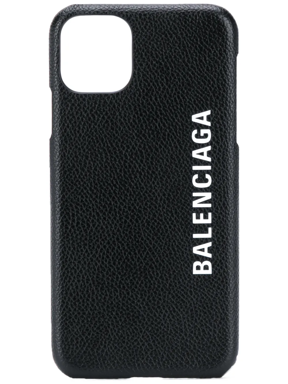 Balenciaga Cover per iPhone 11 Pro Max con stampa - Nero