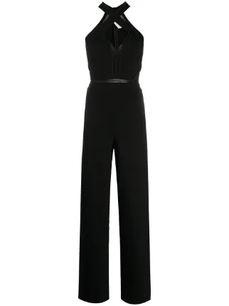 Criss cross front hot sale jumpsuit