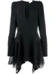 Image 1 of Stella McCartney asymmetric floral lace mini dress