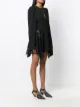 Stella McCartney asymmetric floral lace mini dress