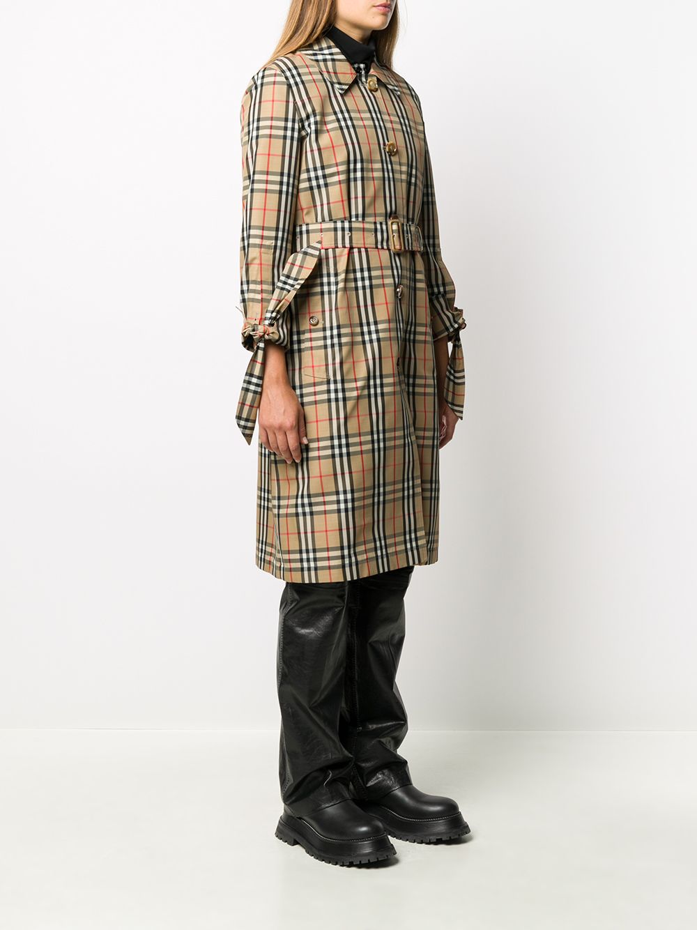 фото Burberry пальто в клетку vintage check