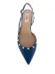 Valentino Garavani Rockstud slingback ballerina shoes