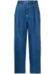 Image 1 of Tory Burch pleated waist jeans
