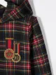 Dolce & Gabbana Kids check pattern hooded jacket