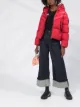Image 2 of Moncler contrast padded jacket with logo detailing