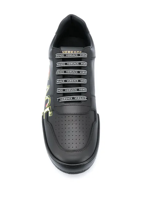versace logo trainers