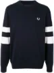 Image 1 of Fred Perry striped logo pullover