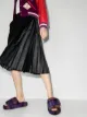Natasha Zinko checked felted slippers