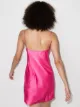 VETEMENTS logo-print mini slip dress