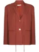 Image 1 of Rejina Pyo tie-fastening detail single-breasted blazer