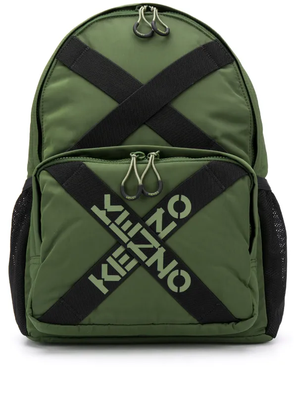kenzo logo backpack