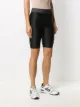 Puma striped waistband logo patch cycling shorts