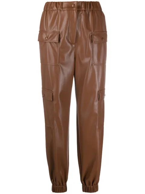 MSGM high-waisted pocket-detail trousers