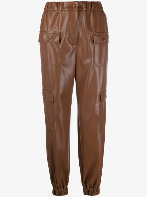 MSGM high-waisted pocket-detail trousers