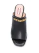 Bally open toe wedge mules