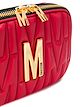 Moschino quilted multi-use bag with gold logo