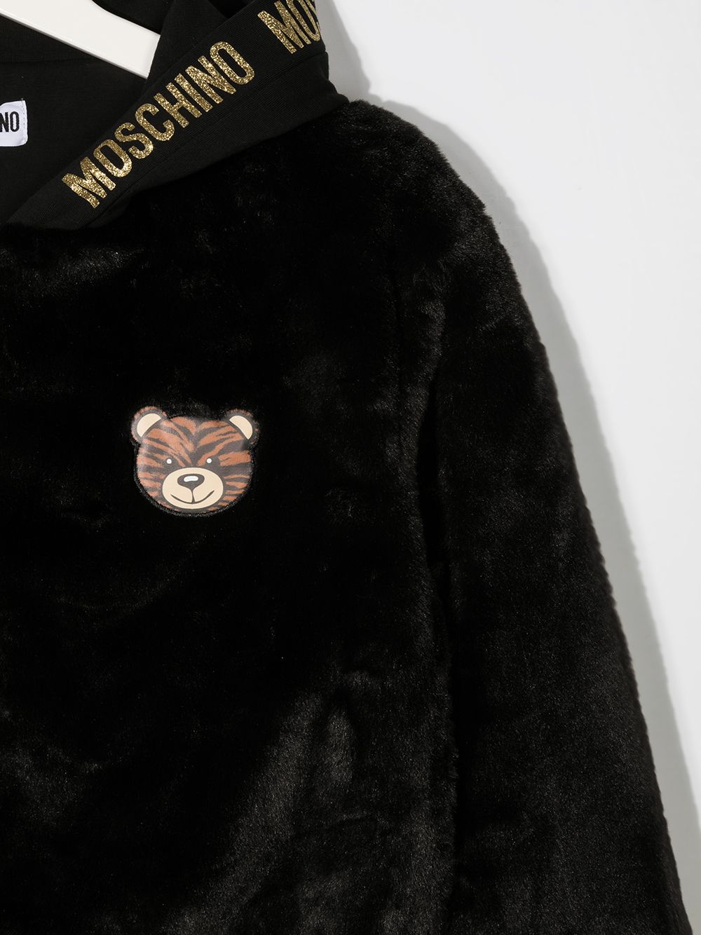 фото Moschino kids куртка toy bear с капюшоном