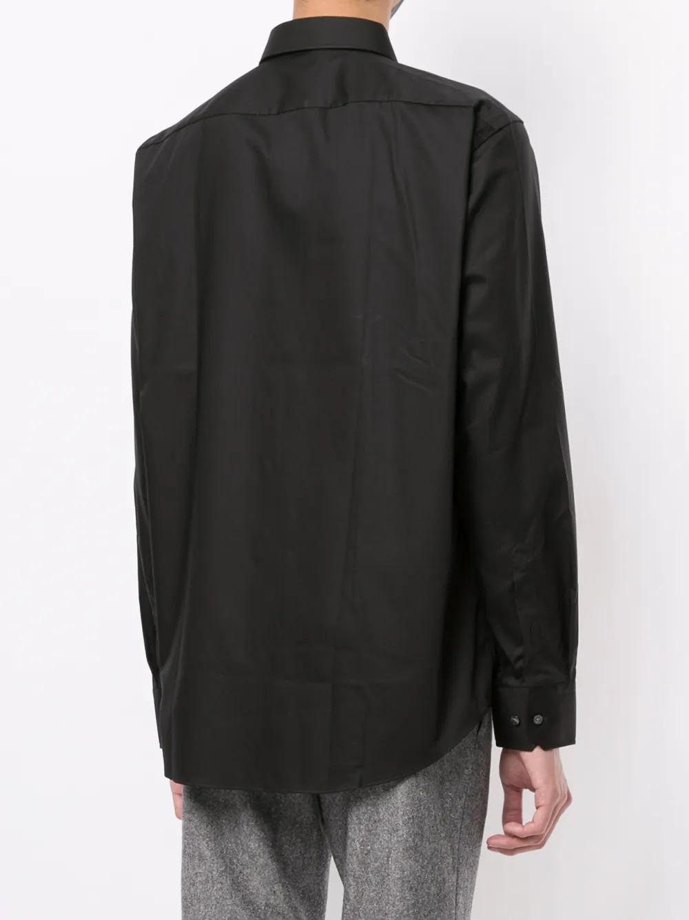 фото Boss однотонная рубашка