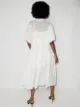 St. Agni tiered flared midi dress