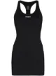 Image 1 of VETEMENTS logo-print sleeveless minidress