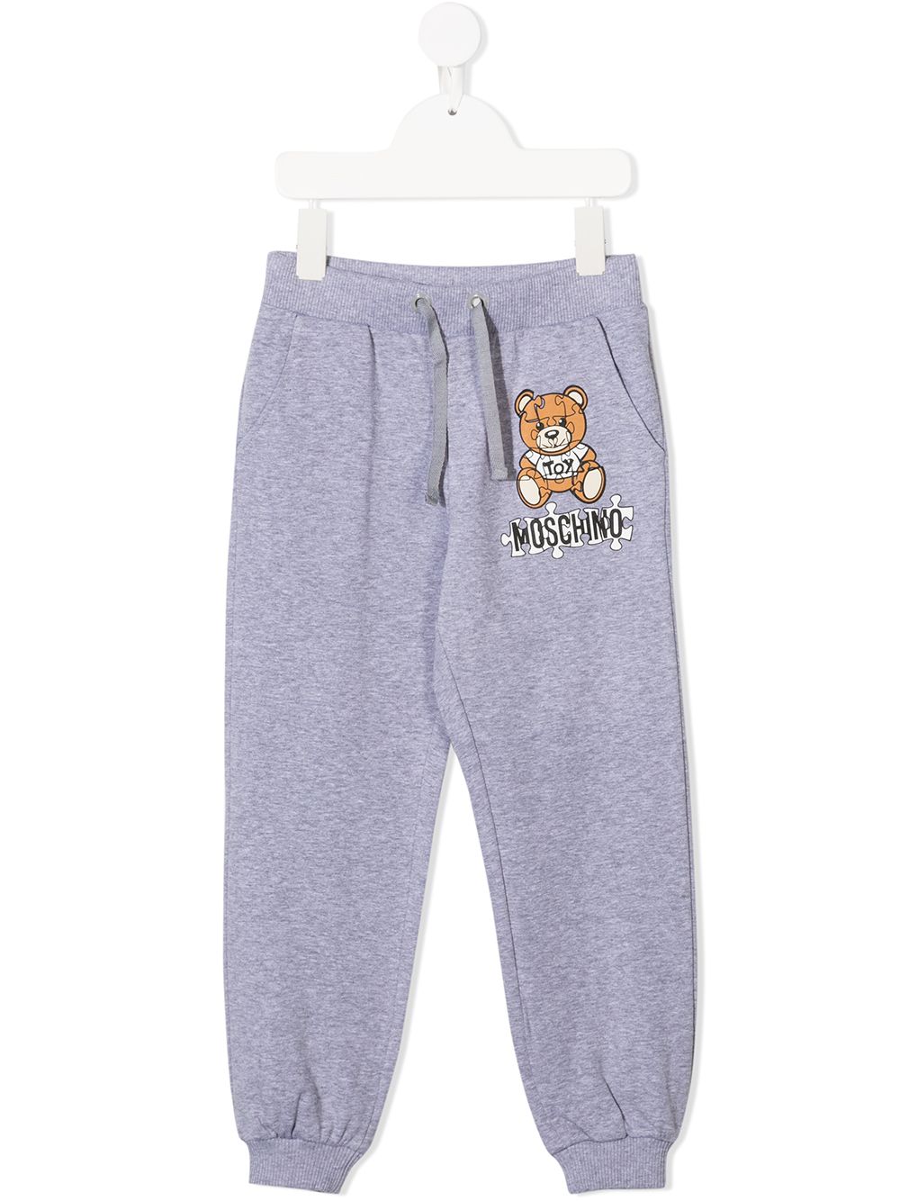 фото Moschino kids спортивные брюки с принтом teddy bear