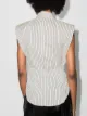 Isabel Marant Enza striped sleeveless shirt