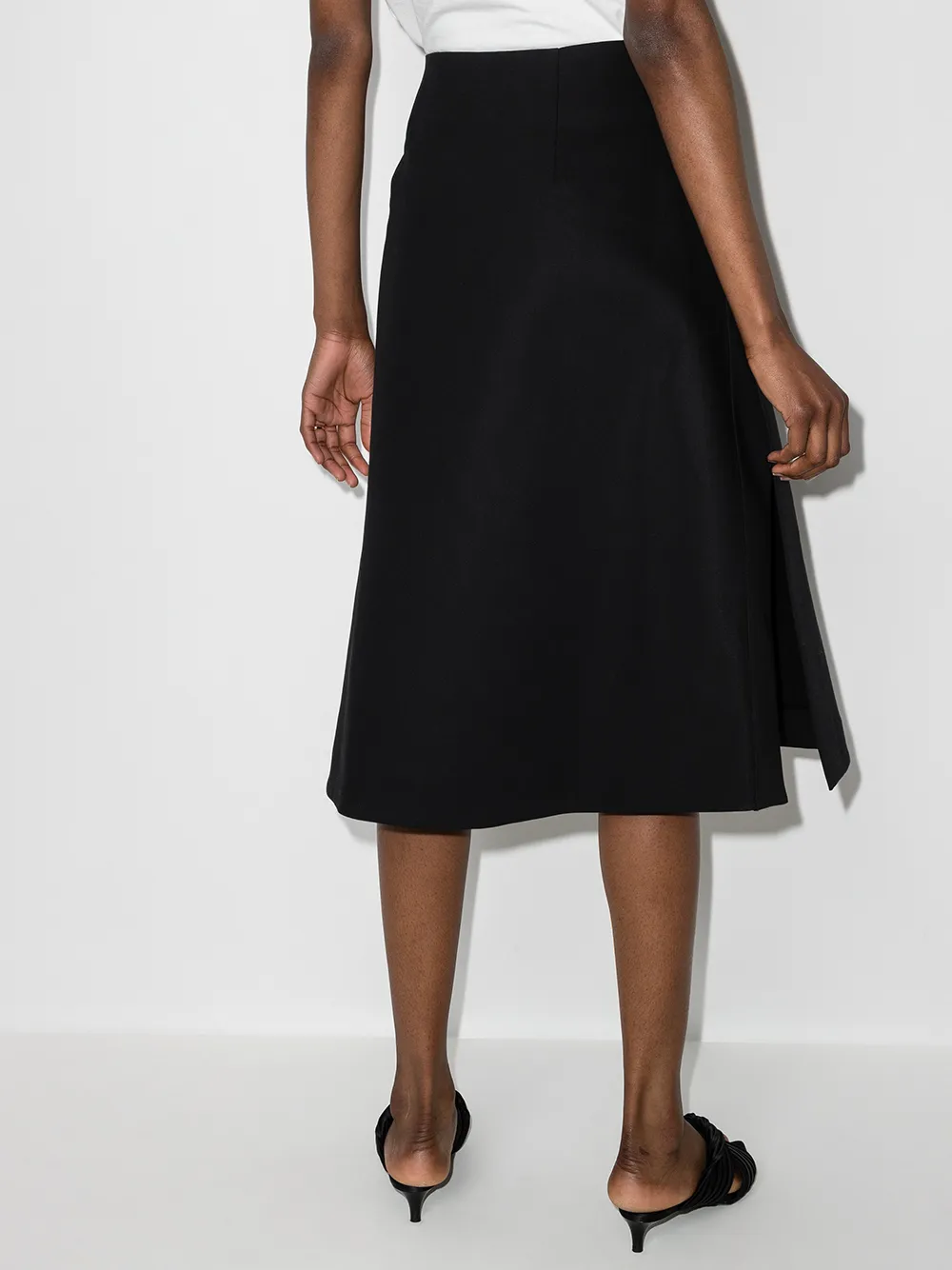 фото Jil sander юбка а-силуэта с боковым разрезом