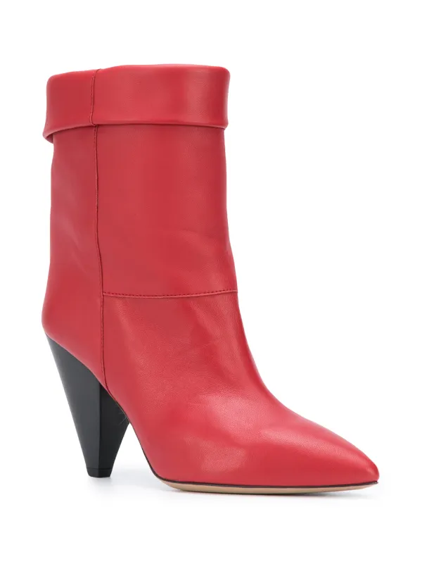 isabel marant red boots