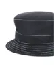 Maison Michel contrast stitching bucket hat