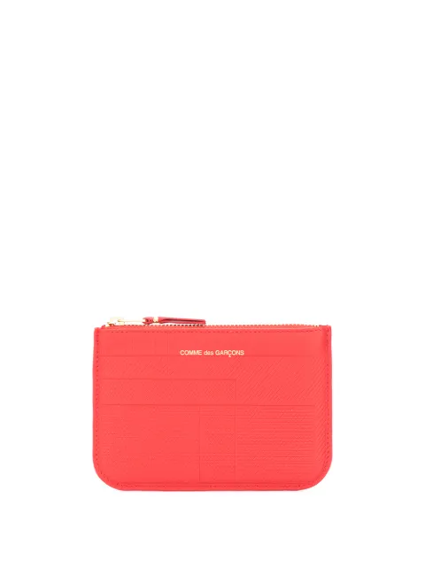 Comme Des Garçons Wallet Intersection textured leather wallet