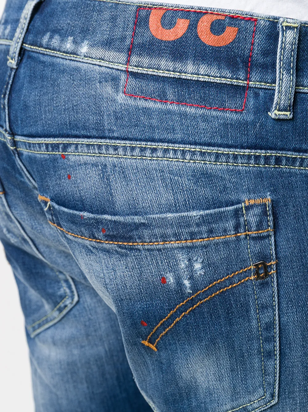 DONDUP Slim-fit jeans Blauw