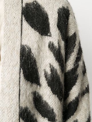 animal-print long cardi-coat展示图