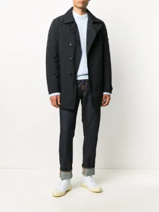 off-centre button down coat展示图