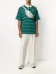 Image 2 of Kenzo Tiger Crest horizontal-stripe polo shirt