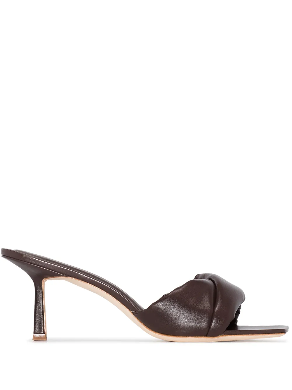 

Studio Amelia mules con diseño retorcido - Marrón