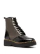 Image 2 of Michael Michael Kors logo print lace-up boots