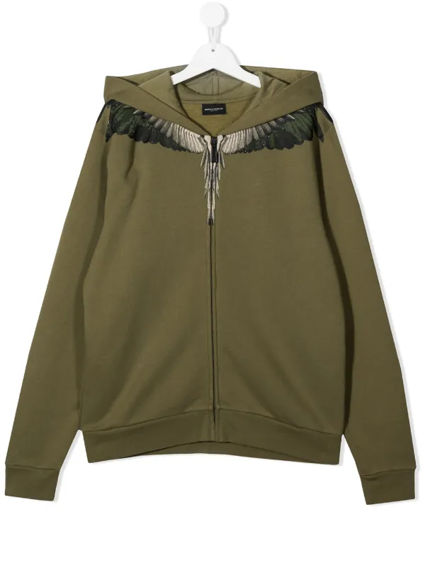 marcelo burlon hoodie green