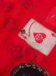 Alexander McQueen queen of hearts skull print scarf