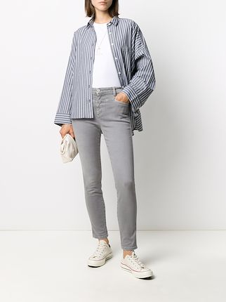 striped cotton shirt展示图