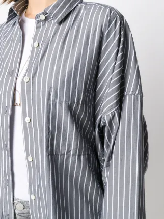 striped cotton shirt展示图