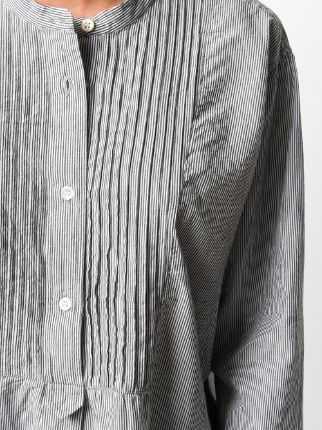 pleated long-sleeve shirt展示图