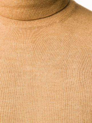 rib-trimmed merino wool jumper展示图