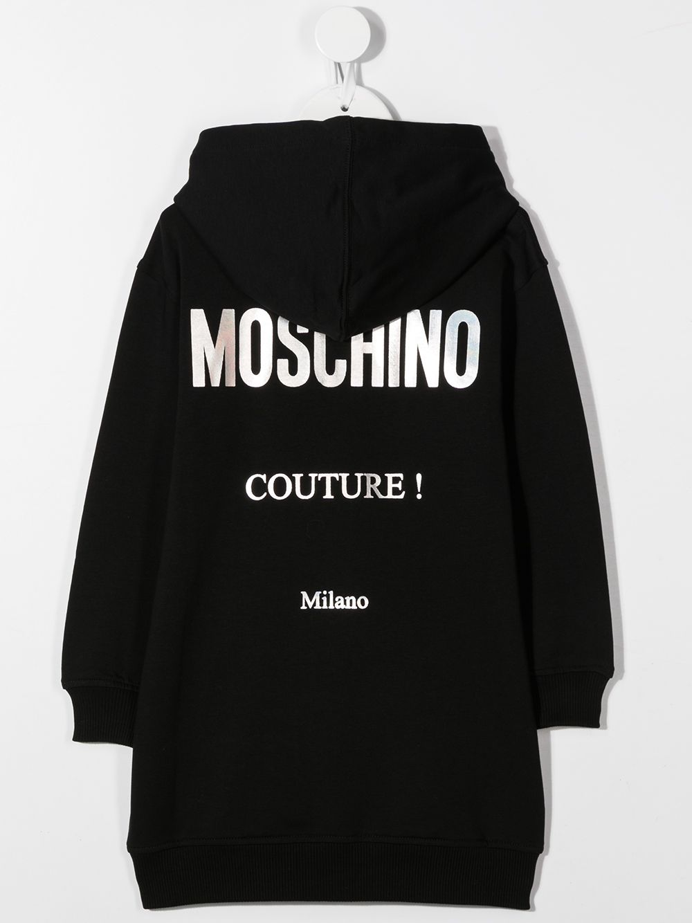 фото Moschino kids худи на молнии с логотипом