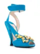 Image 2 of Prada Pre-Owned crystal-embellished peep toe sandals