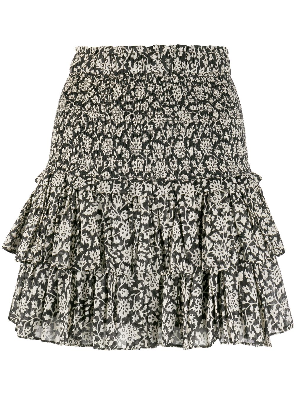 фото Isabel marant étoile юбка с цветочным принтом и оборками