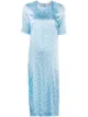 Image 1 of GANNI floral-print shift dress